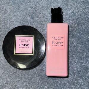 VS 2pc set Tease Sugar Fleur Whipped Body Polish/ FRAG lotion